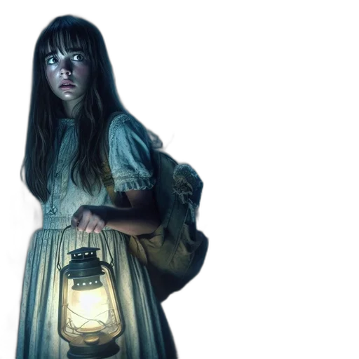 dress, concept art, photorealistic, neon lights, inside, ancient, abandoned, mansion transparent PNG cut-out