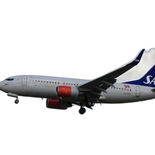 3d render, sas, airlines, airplane, flying, through, sky, blue transparent PNG cut-out