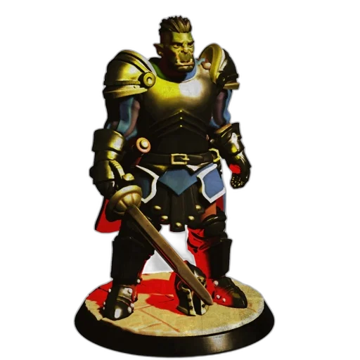 sword, 3d render, concept art, fantasy art, pixel art, 3d-rendered, knight, figure transparent PNG cut-out