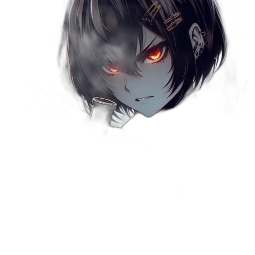 mask, face, crown, creature, anime, concept art, fantasy art, pixel art transparent PNG cut-out