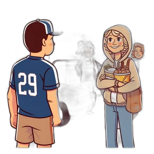 concept art, cartoon, comic book art, pixel art, fire, city street, fog, earth tones transparent PNG cut-out
