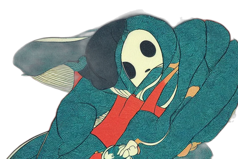 mask, concept art, anime, fantasy art transparent PNG cut-out