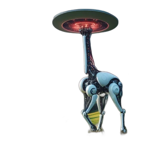 umbrella, animal, dragon, robot, 3d render, concept art, fantasy art, picturesque transparent PNG cut-out