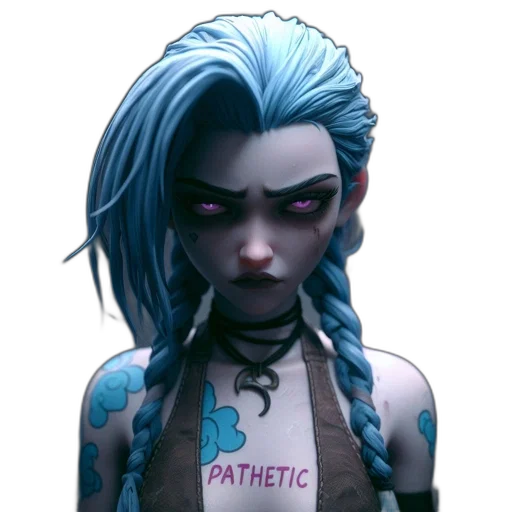 staff, face, jacket, jewelry, comic book art, concept art, cyberpunk, fantasy art transparent PNG cut-out
