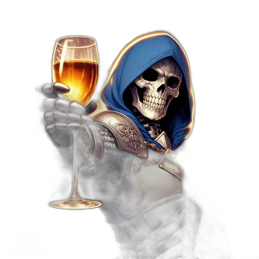 mask, concept art, fantasy art, pixel art, 3d render, eerie, skeleton, figure transparent PNG cut-out