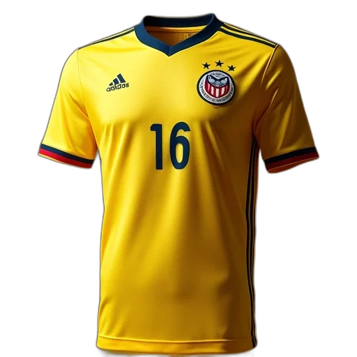 adidas, colombia, world, cup, jersey transparent PNG cut-out