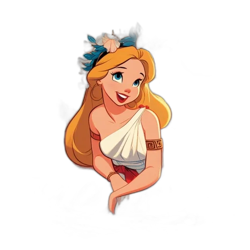 dress, crown, cartoon, concept art, fantasy art, pixel art, underwater, young transparent PNG cut-out