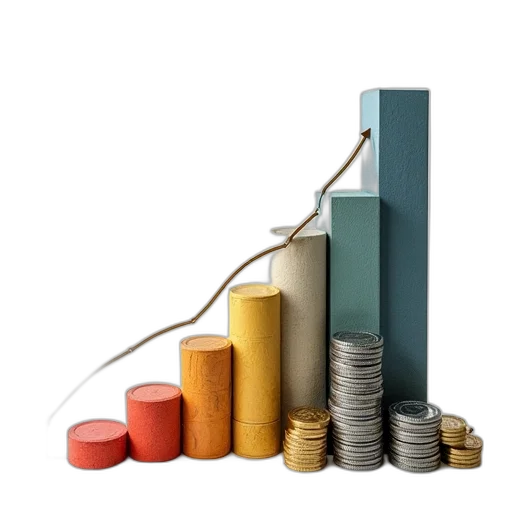 graph, showing, number, profits transparent PNG cut-out