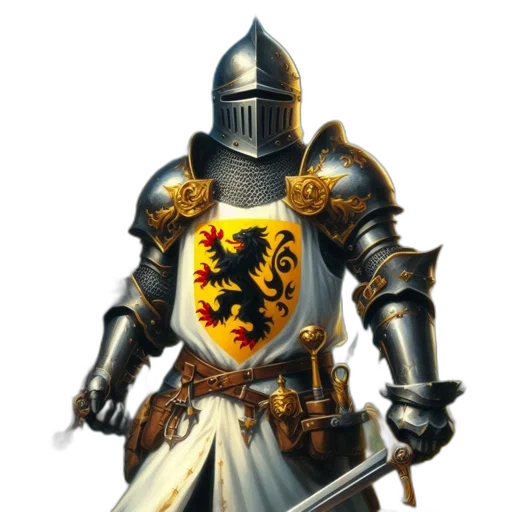 sword, dragon, crown, staff transparent PNG cut-out