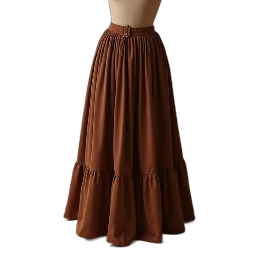 dress, earth tones, dark, skirts, skirt, linne, brown transparent PNG cut-out