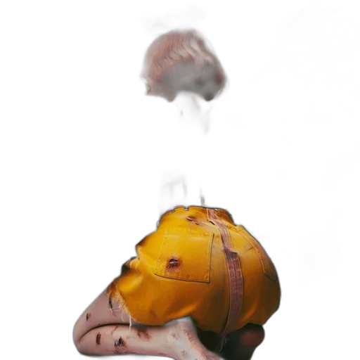 mask, face, robot, hat, concept art, photorealistic, 3d render, watercolor transparent PNG cut-out