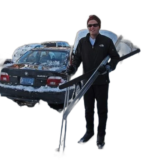car, staff, umbrella, weapon, 3d render, concept art, man, black transparent PNG cut-out