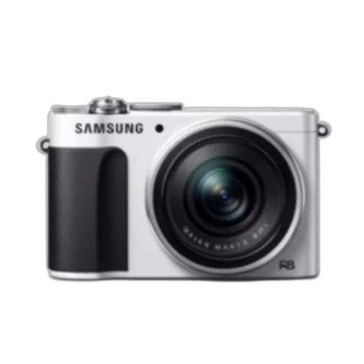 weapon, photorealistic, white, compact, digital, camera, black, lens transparent PNG cut-out