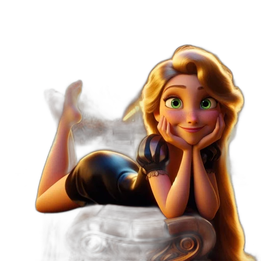 dress, crown, 3d render, concept art, fantasy art, cartoon, fire, snow transparent PNG cut-out