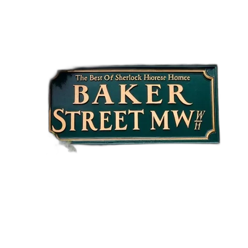 3d render, city street, cover, book, best, sherlock, holmes, sir transparent PNG cut-out