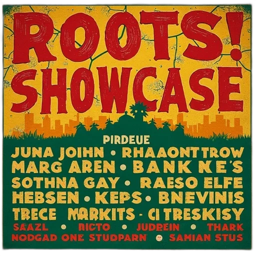 second, image, promotional, poster, roots, showcase, featuring, same transparent PNG cut-out
