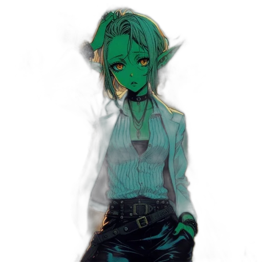 staff, mask, creature, concept art transparent PNG cut-out