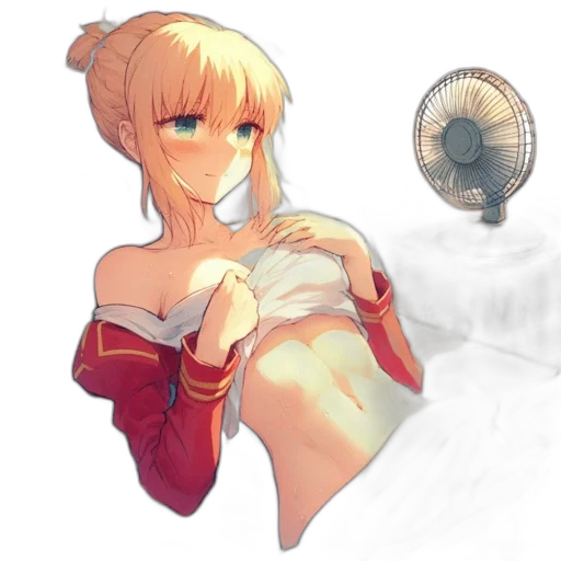umbrella, dress, mask, staff, anime, concept art, pixel art, fantasy art transparent PNG cut-out