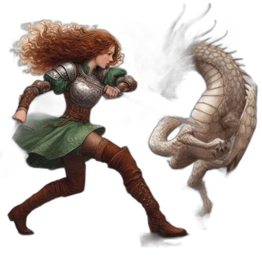 dragon, creature, fantasy art, concept art, pixel art, comic book art, fire, underwater transparent PNG cut-out