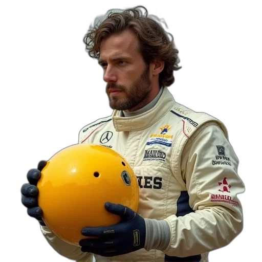 jacket, hair, car, photorealistic, man, racing, gear, holding transparent PNG cut-out