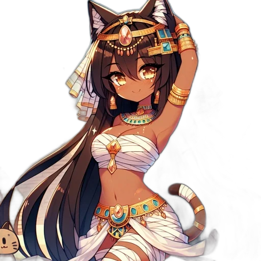 staff, jewelry, dress, mask, fantasy art, anime, pixel art, concept art transparent PNG cut-out