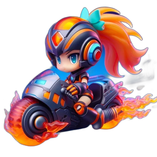 weapon, robot, dragon, concept art, fantasy art, pixel art, cyberpunk, fire transparent PNG cut-out