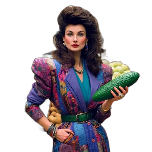 jacket, food, dress, jewelry, photorealistic, concept art, vaporwave, outer space transparent PNG cut-out