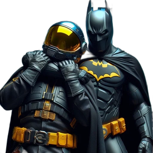 comic book art, concept art, outer space, two, persons, interact, amidst, vertical transparent PNG cut-out