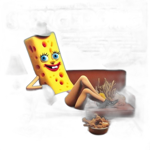 food, furniture, creature, robot, concept art, 3d render, photorealistic, pixel art transparent PNG cut-out