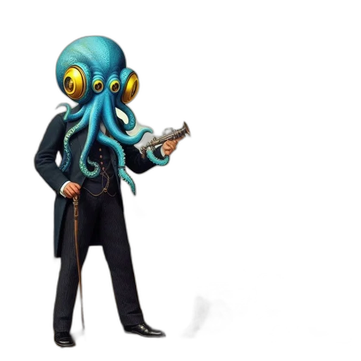 staff, creature, weapon, concept art, 3d render, pixel art, fantasy art, old transparent PNG cut-out