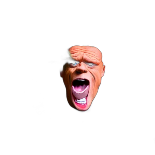 mask, face, creature, animal, 3d render, photorealistic, concept art, pixel art transparent PNG cut-out