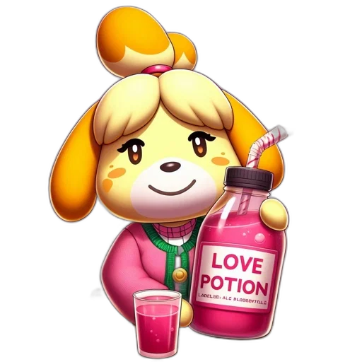 food, vaporwave, concept art, pixel art, cartoon, dog, bun, holding transparent PNG cut-out