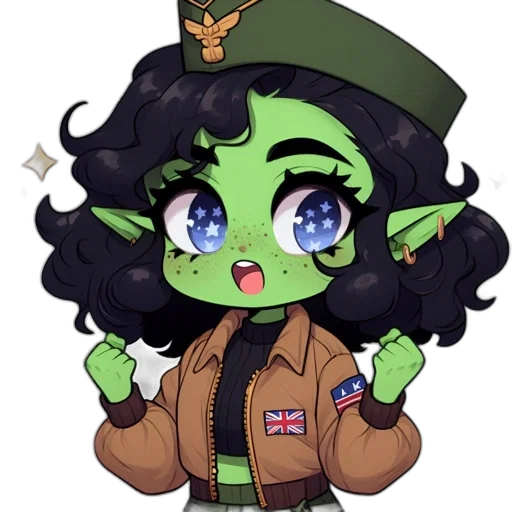 staff, jacket, pixel art, cartoon, concept art, fantasy art, green, animated transparent PNG cut-out