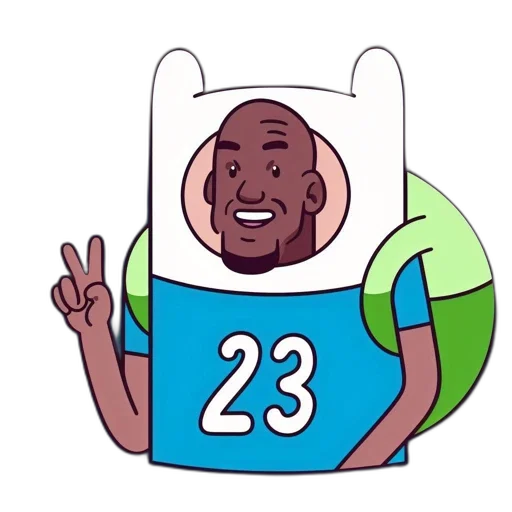 cartoon, man, wears, finn, hat, adventure, time, animation transparent PNG cut-out