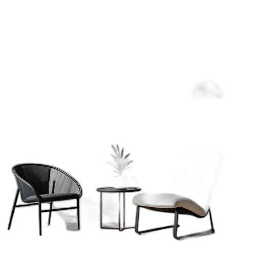 furniture, umbrella, staff, 3d render, concept art, photorealistic, fog, rain transparent PNG cut-out