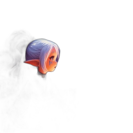 mask, robot, weapon, hair, concept art, 3d render, photorealistic, fantasy art transparent PNG cut-out