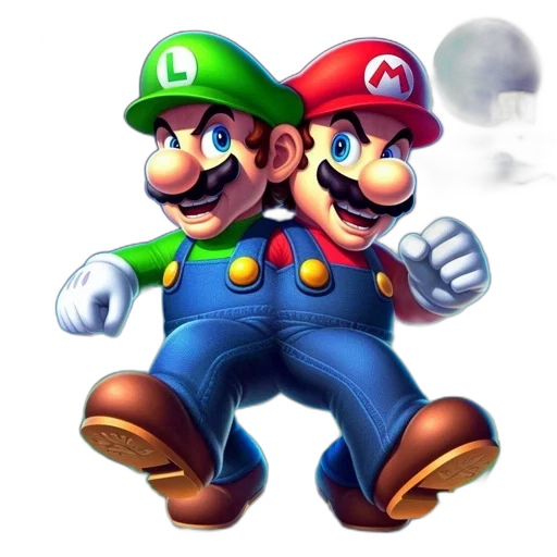 hat, 3d render, concept art, pixel art, photorealistic, green, illustration, mario transparent PNG cut-out