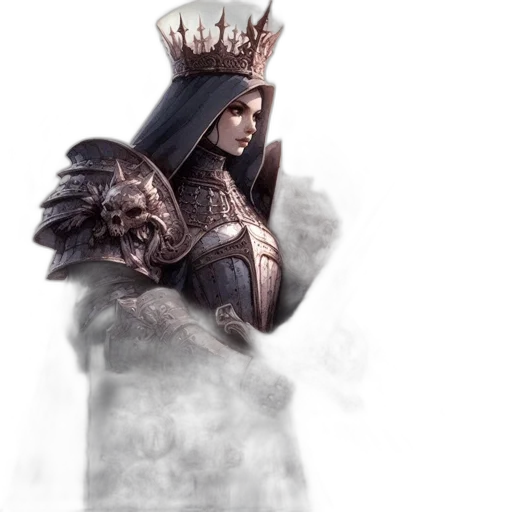 crown, sword, staff, fantasy art, concept art, 3d render, photorealistic, regal transparent PNG cut-out