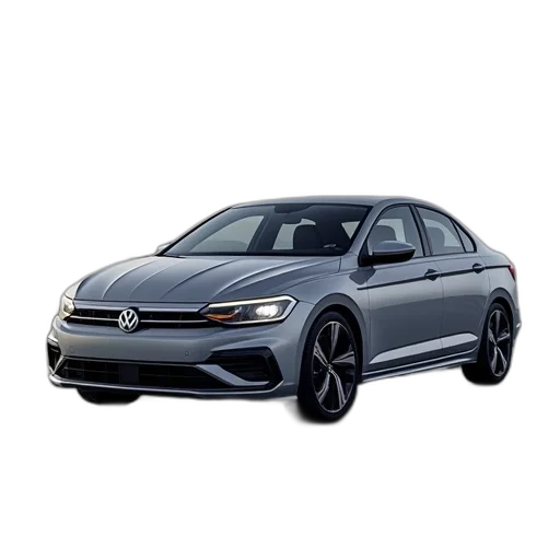 car, photorealistic, new, volkswagen, vento transparent PNG cut-out