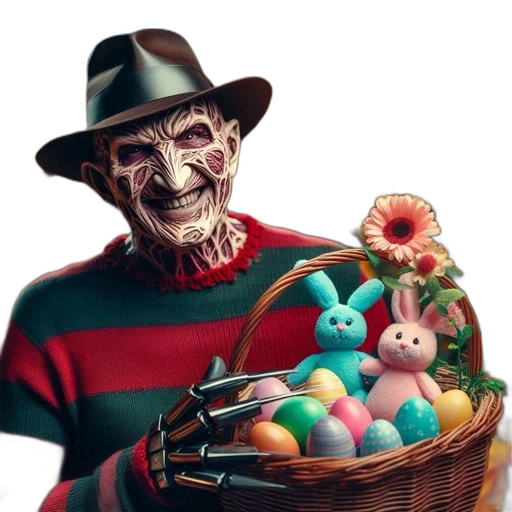 mask, creature, concept art, horror-themed, easter, figure, grim, expression transparent PNG cut-out