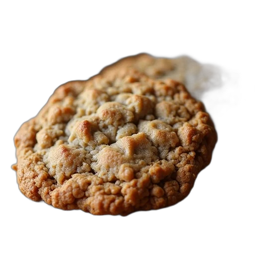 food, weapon, animal, crown, photorealistic, 3d render, oatmeal, cookie transparent PNG cut-out