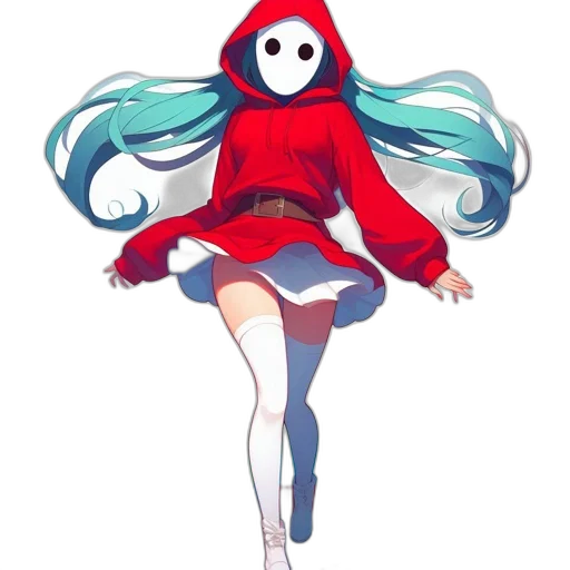 mask, dress, creature, robot, concept art, pixel art, anime, fantasy art transparent PNG cut-out