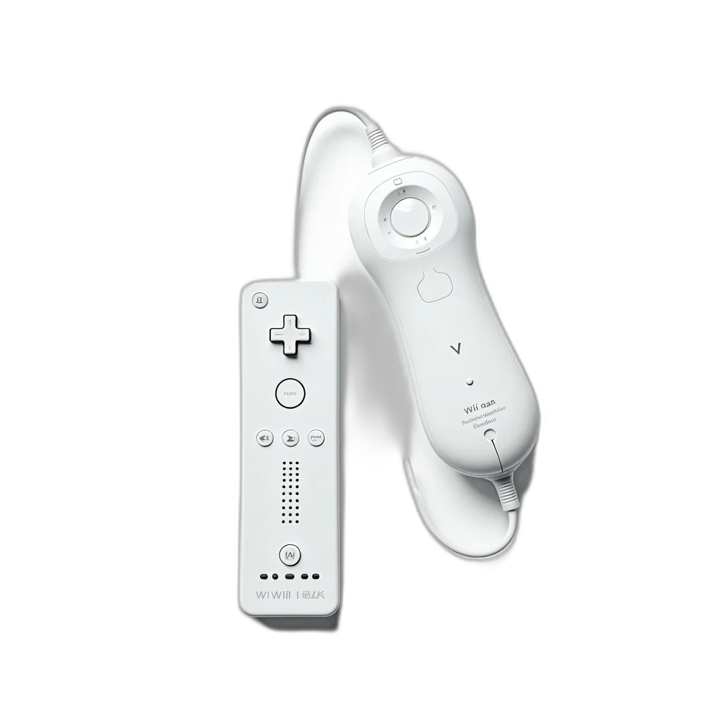 weapon, robot, jewelry, 3d render, concept art, white, wii, remote transparent PNG cut-out