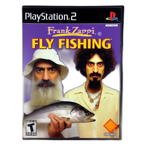 concept art, pixel art, photorealistic, playstation, game, frank, zappa, fly transparent PNG cut-out