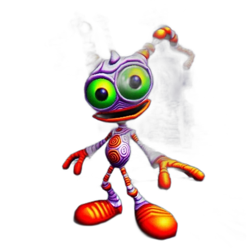 robot, staff, creature, animal, concept art, 3d render, pixel art, fantasy art transparent PNG cut-out