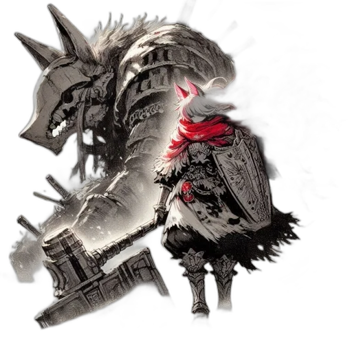 dragon, mask, weapon, sword, concept art, fantasy art, comic book art, pixel art transparent PNG cut-out