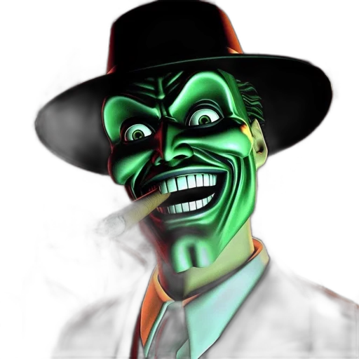mask, face, staff, concept art, comic book art, photorealistic, 3d render, group transparent PNG cut-out