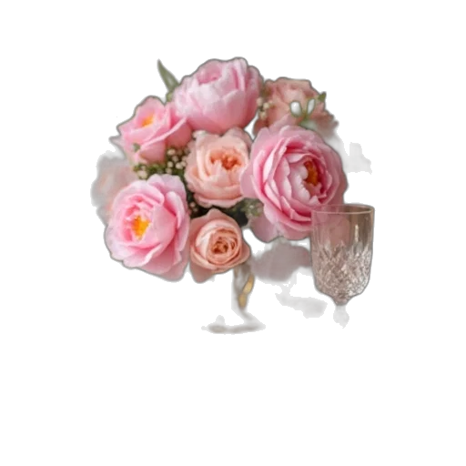 jewelry, crown, flower, 3d render transparent PNG cut-out