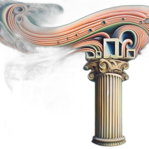 sword, staff, weapon, jewelry, concept art, fantasy art, vaporwave, 3d render transparent PNG cut-out