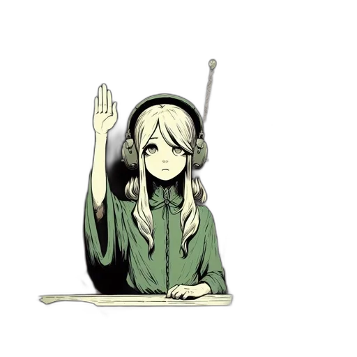 staff, weapon, hat, mask, pixel art, anime, cartoon, concept art transparent PNG cut-out